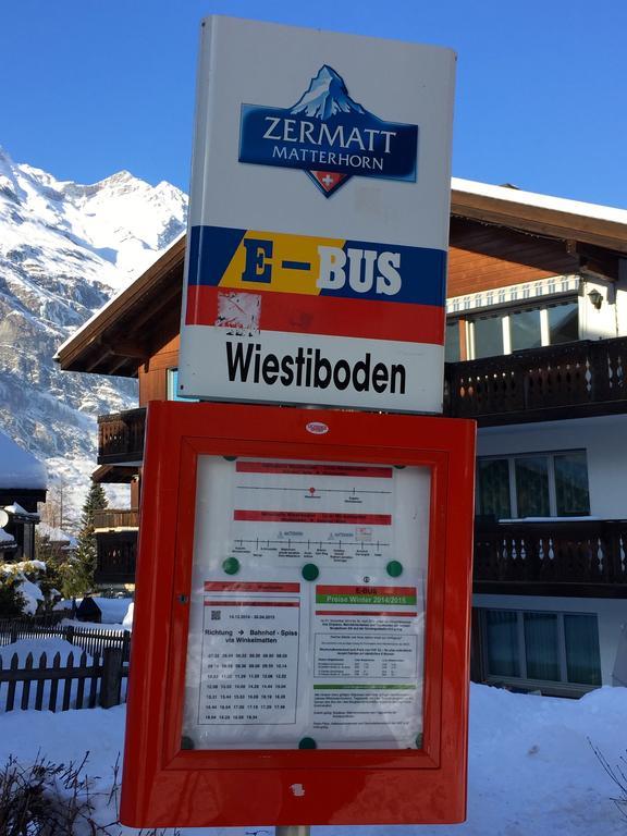 Haus Fleckstein Zermatt Wohnung Karibu エクステリア 写真