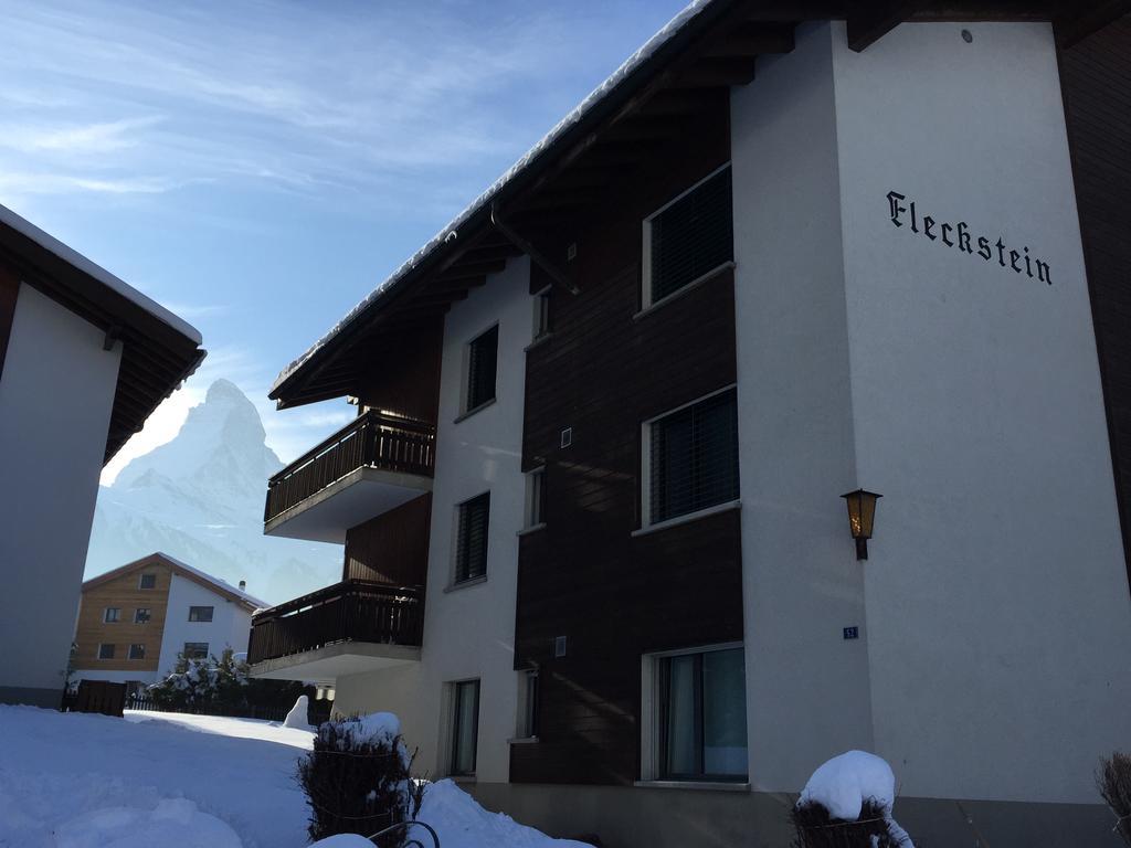 Haus Fleckstein Zermatt Wohnung Karibu エクステリア 写真