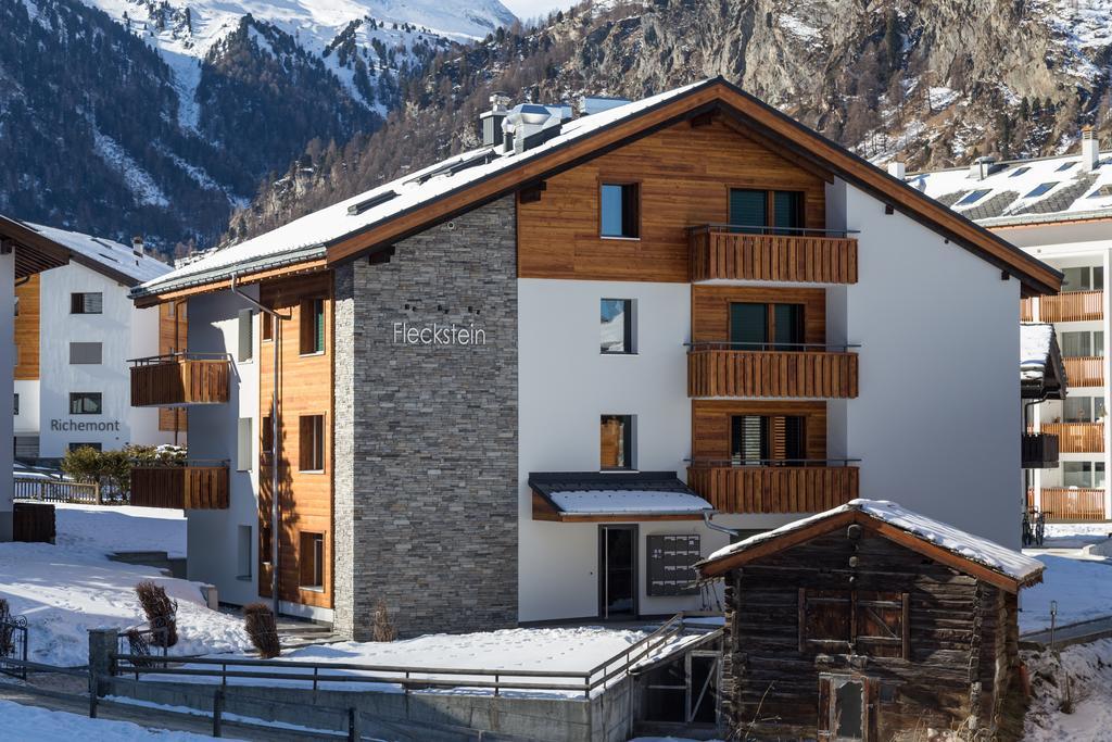 Haus Fleckstein Zermatt Wohnung Karibu エクステリア 写真