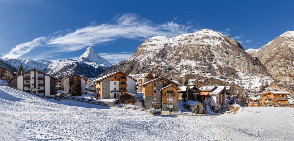 Haus Fleckstein Zermatt Wohnung Karibu エクステリア 写真