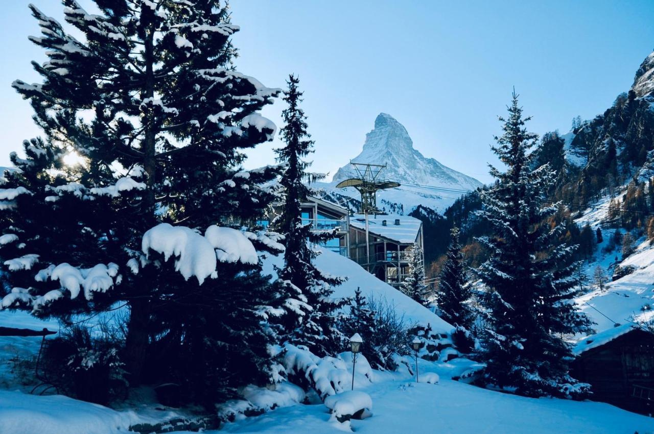 Haus Fleckstein Zermatt Wohnung Karibu エクステリア 写真