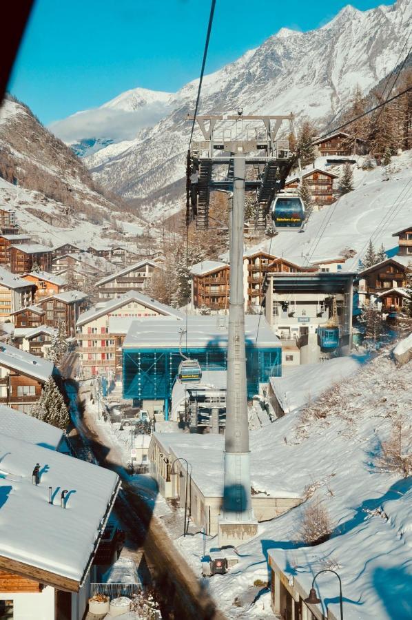 Haus Fleckstein Zermatt Wohnung Karibu エクステリア 写真